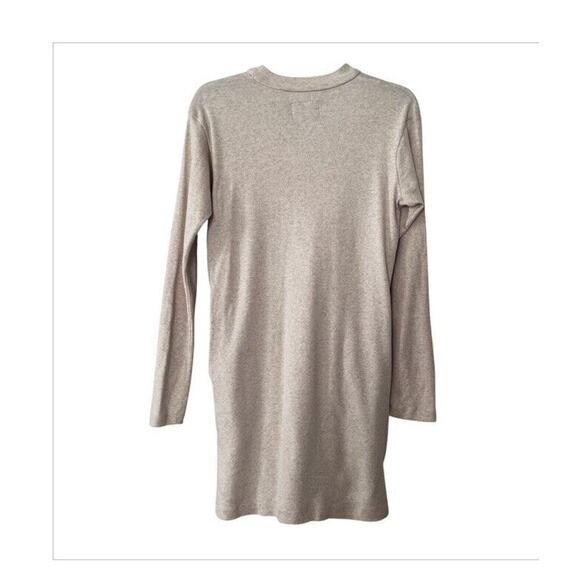 Tonlè Long Sleeve Cotton Minidress In Cream Size Xtra Small - Picture 2 of 13